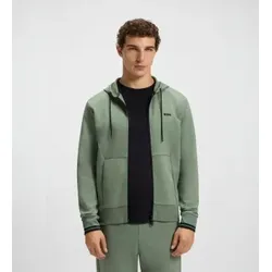 BOSS für Herren. 50542974 Kapuzensweatshirt Zone grün (M), Lässig, Baumwolle