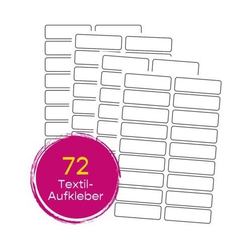 AVERY Zweckform Namensetiketten weiß 72 St. 45,0 x 13,0 mm