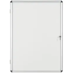 Innenvitrine mit weißer Magnetfläche, 720 x 980 mm