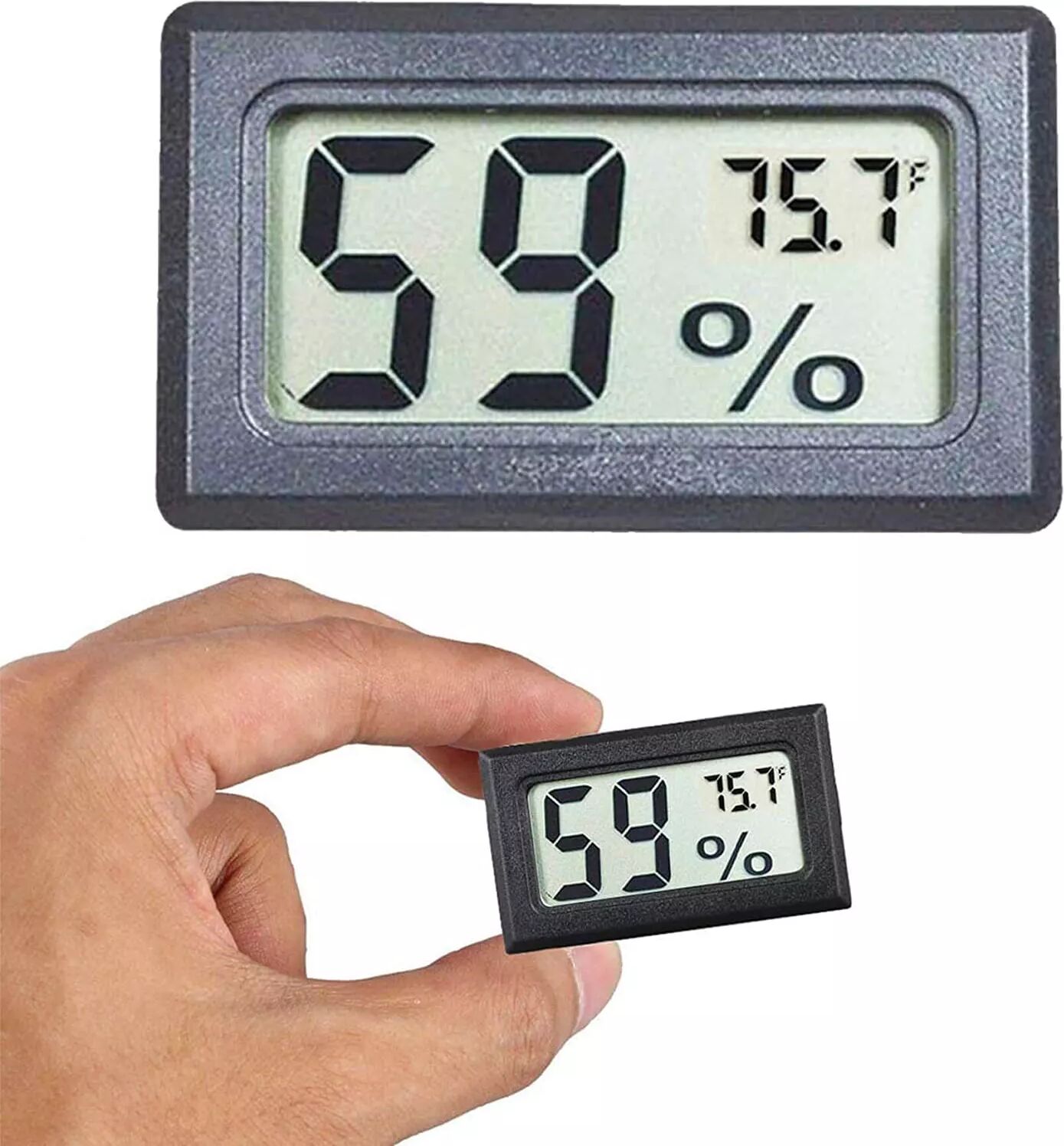 INF Mini LCD Hygrometer / Thermometer