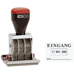 COLOP Datumstempel mit Text "EINGANG"
