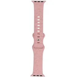 Neues Armband für die Smartwatch GlacierX Silikon Texturiert Misty Rose für die Apple Watch 38/40/41mm Rosa