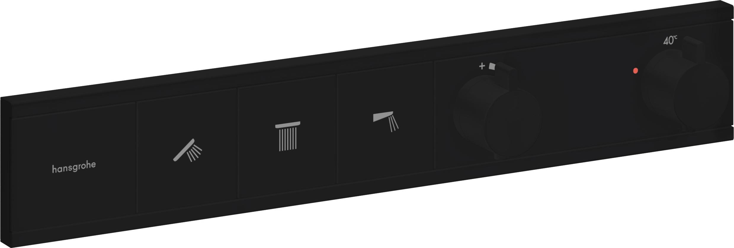hansgrohe RainSelect Thermostat Unterputz für 3 Verbraucher
