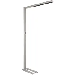 MAUL Standleuchte MAULsirius LED 3.000 - 5.700 K dimmbar Standfuß 195,5 cm silber