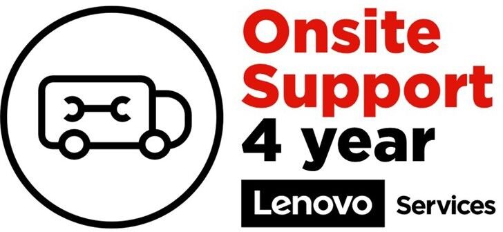 Lenovo Onsite Upgrade - extended service agreement - 4 years - on-site