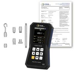 PCE Instruments Kraftmessgerät PCE-DFG 500 X-ICA inkl. ISO-Zertifikat 500N 7.200Hz Genau ±0,05% F.S. Speicher IP52