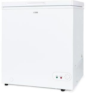 Commercial Cool Chest Freezer Stand Up 5.4 Cubic Feet, White - N/A