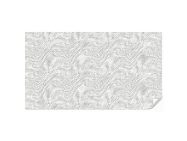 OnlyWow Tapete - Wellen - Rippen - Weiß - 400x220 cm, Papier, Rechteckig, 400x220 cm, Tapeten & Wandverkleidungen, Vliestapeten
