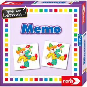 Noris Kartenspiel 608985665, Memo, ab 3 Jahre, 1-4 Spieler