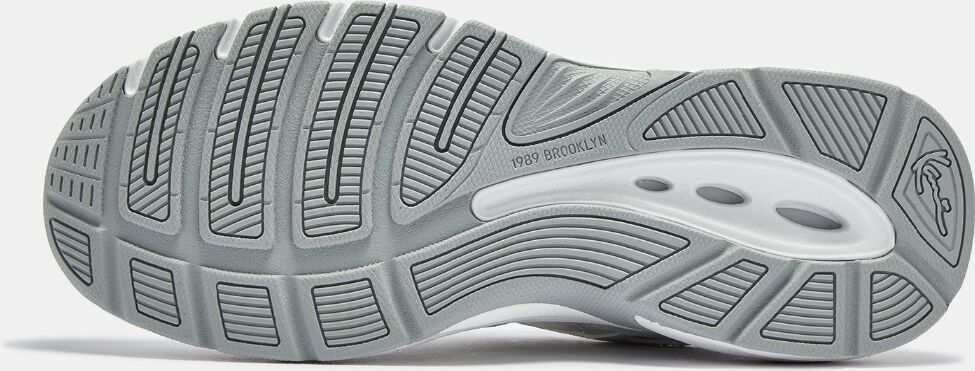 Sneaker KARL KANI "PRIME RUNNER 2", Damen, Gr. 40, atmungsaktiv, weiß, silber, Synthetik, Schuhe Sneaker, Y2K Style weiß, silber 40, atmungsaktiv