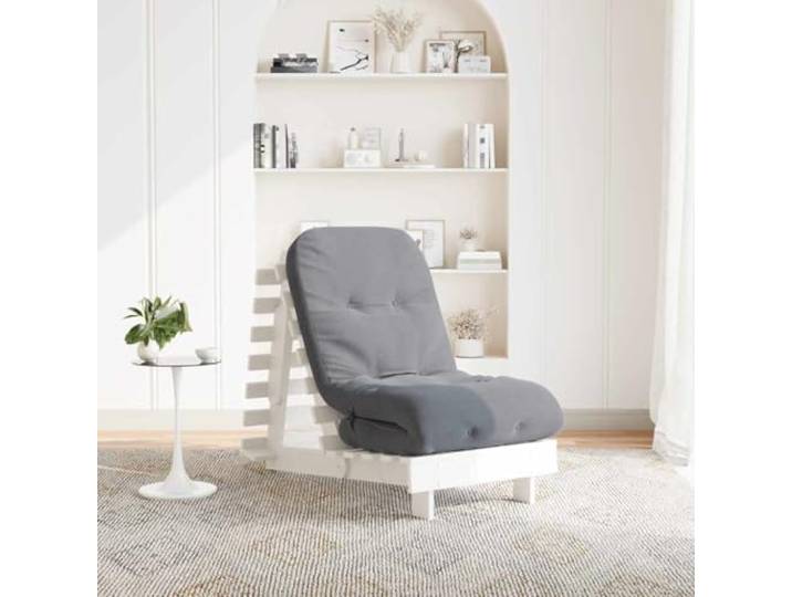 HGFDSAWE Futon-Schlafsofa, Kiefer-Holz Klappbett mit Schaumstoff-Matratze Massives Kiefernholz, Verstellbare Rückenlehne, Platzsparend klappbar