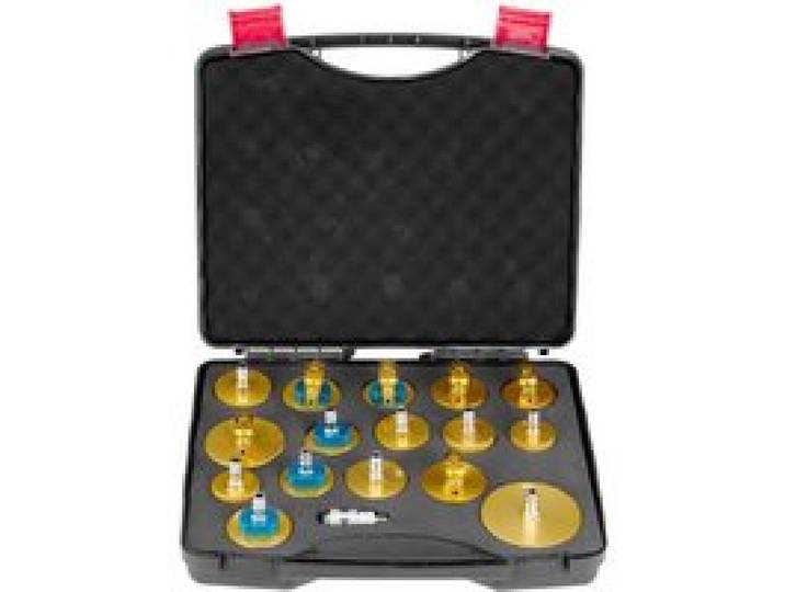 VEVOR Brake Master Entlüfterset 17-teilig professionelles Bremsentlüfter-Adapterset mit komplettem Set und Griff, langlebiger Bremsentlüfteradapter zum Befüllen der Bremsflüssigkeit