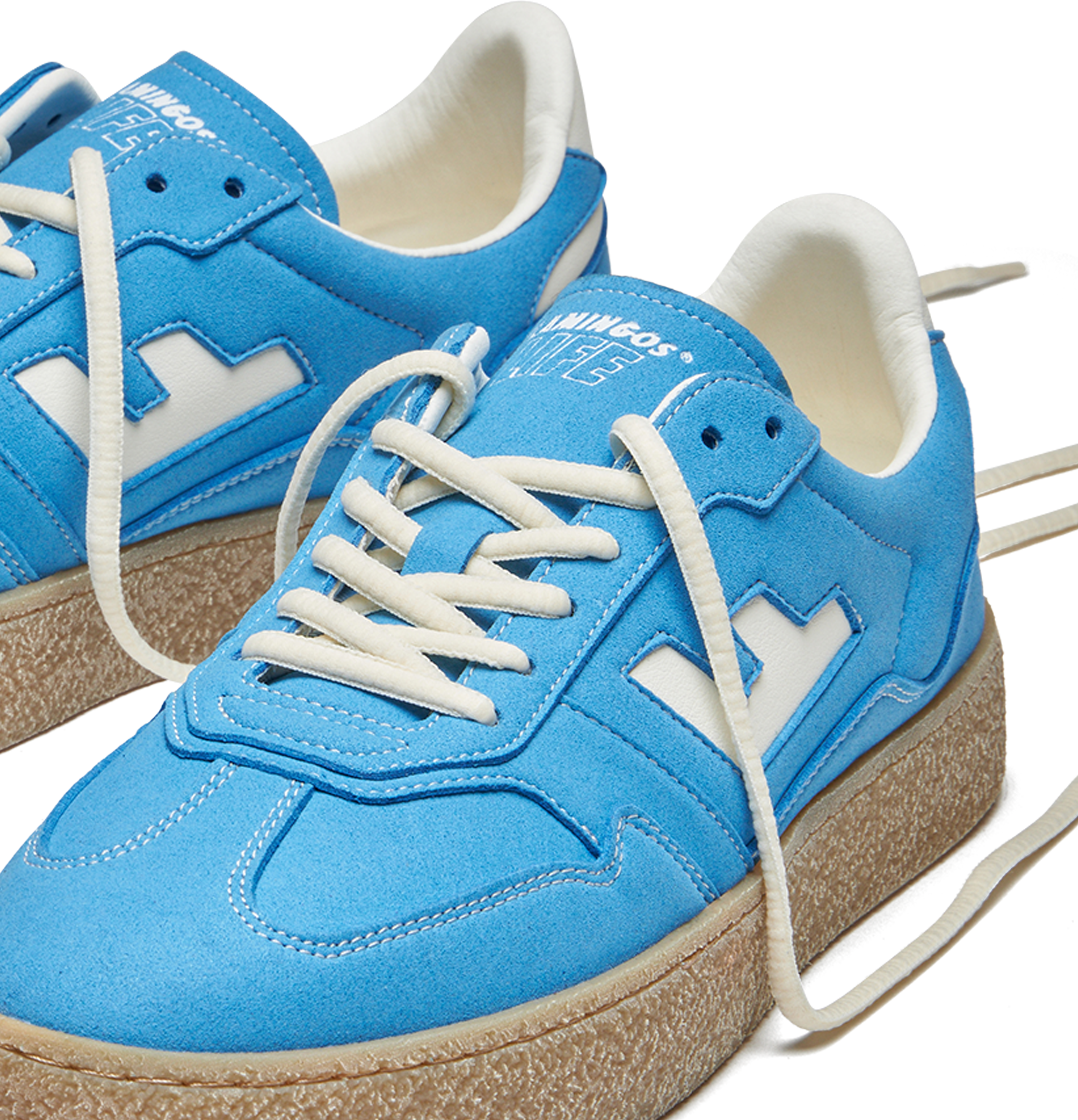 Sneaker FLAMINGOS LIFE "BURELA BOLD", Damen, Gr. 41, blau (elements water), Textil, Schuhe Sneaker elements water 41