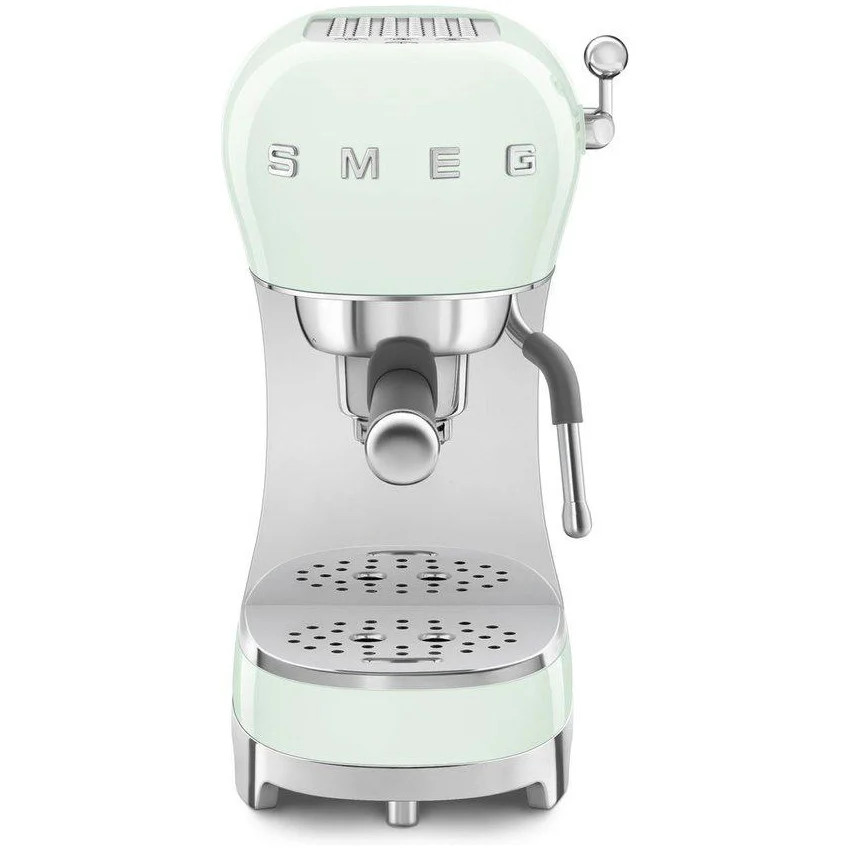 Smeg ECF02PGEU Espressomachine met filterhouder, Pastelgroen