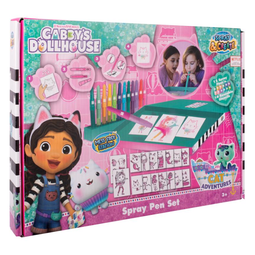 Gabby's Dollhouse Gabby's Dollhouse - Desktop Spray Pen Set (GD23368V) (12x) (GD23368V)