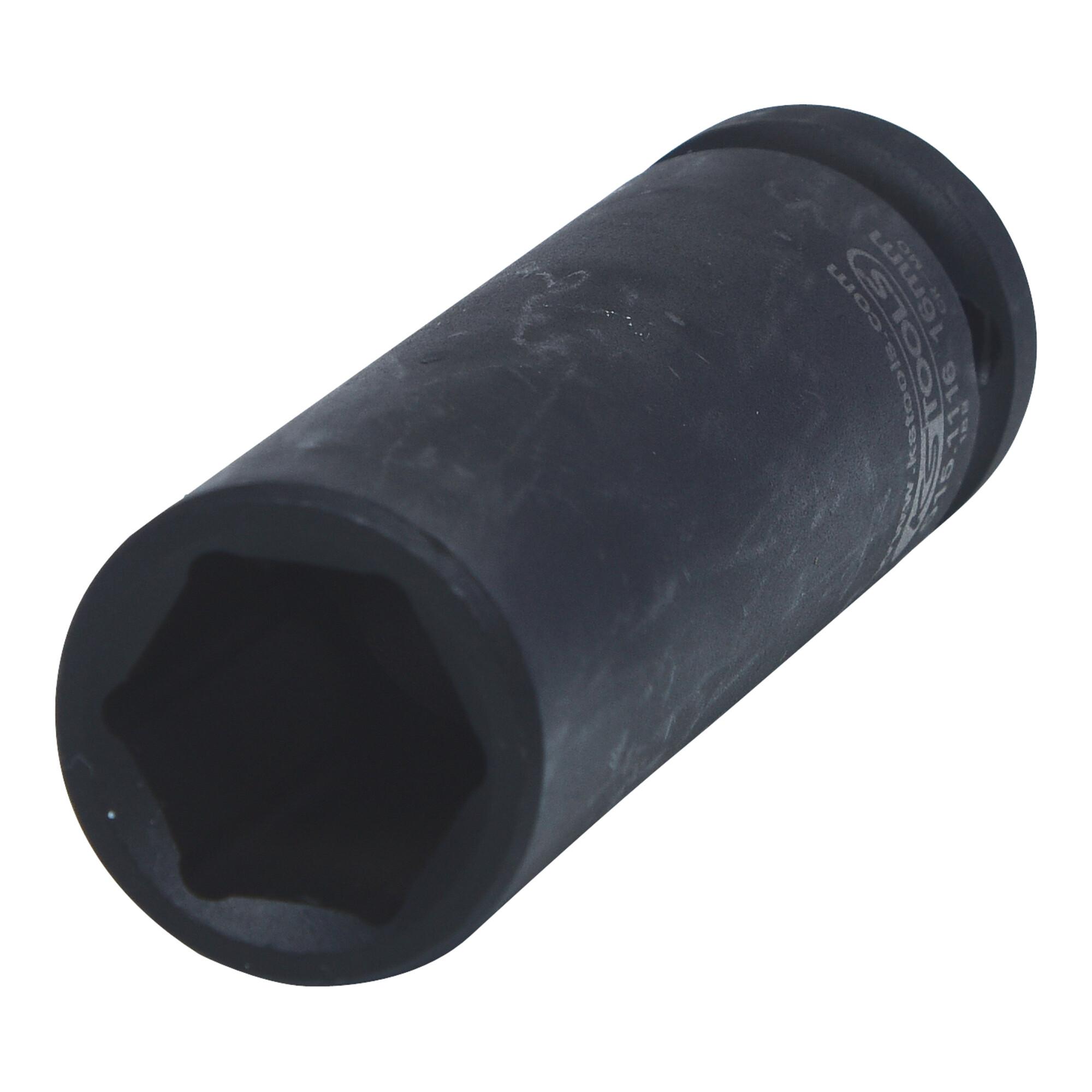 KS Tools 1/2" Sechskant-Kraft-Stecknuss, lang, 16mm (515.1116)