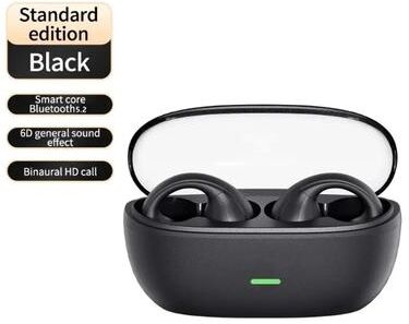 Uplifted Trends Wireless Earbuds Transparency Mode TWS Headphones black