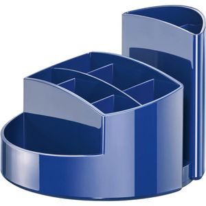 Han Schreibtisch-Organizer 17460-14, Rondo, Kunststoff, 9 Fächer, blau