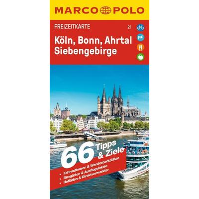 MARCO POLO Freizeitkarte 21 Köln, Bonn, Ahrtal, Siebengebirge 1:110.000, Sonstige von , MairDuMont, 978-3-575-02341-4