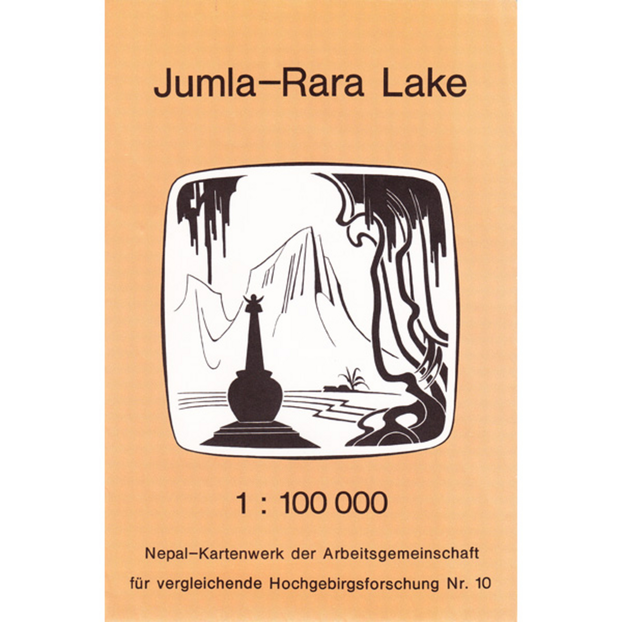 Nelles Map Jumla-Rara Lake Karte Nr. 10 Topografische Karten