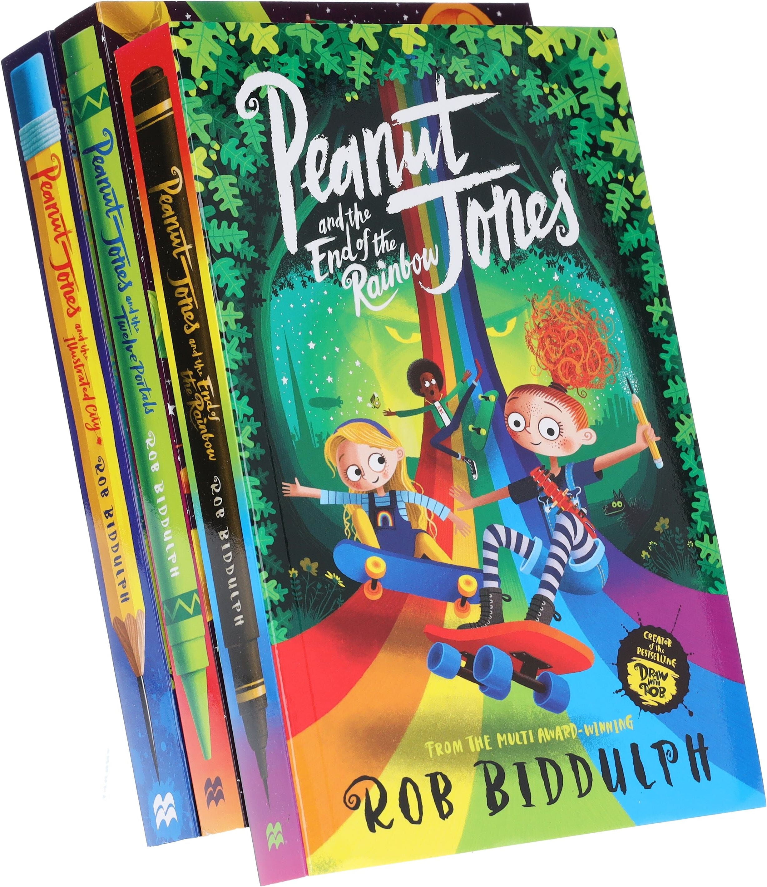 Peanut Jones Series By Rob Biddulph 3 Books Collection Set - Ages 8-11 - Paperback Pan Macmillan