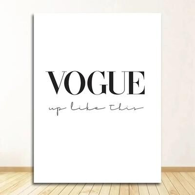 Uplift Essentials Vintage Fashion Perfume Poster Elegant Woman & Fragrance Prints Chic Canvas Wall Art For Home & Room Decor style 2 16x24 In