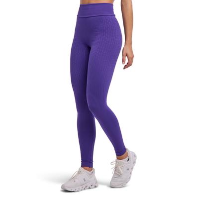 Funktionstights FALKE "Cellulite Control light", Damen, Gr. S, N-Gr, amethyst (8683), Hosen