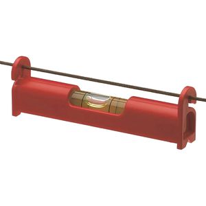 Hultafors Schnurwasserwaage 402804, UZB, Rot, 80 mm, aus Kunststoff