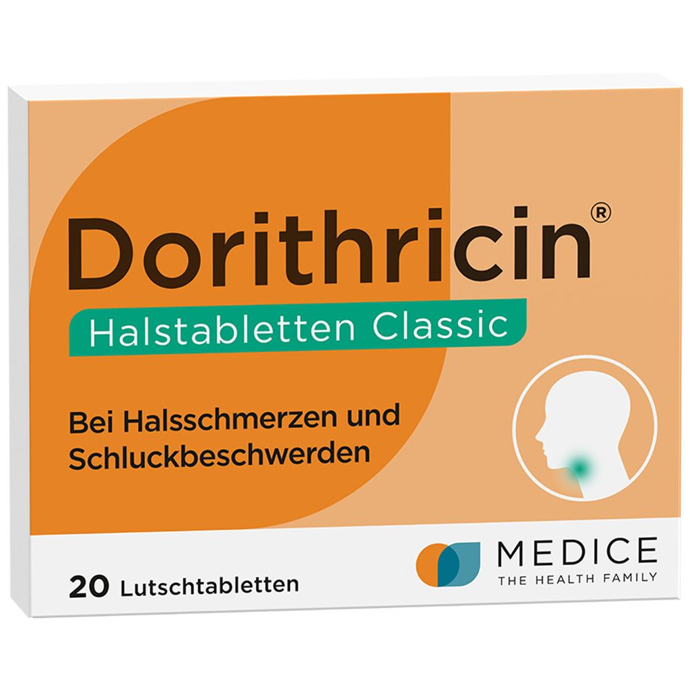Dorithricin Halstabletten Classic 20 St Lutschtabletten