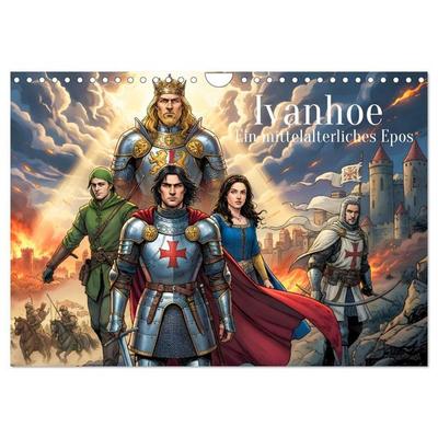 Ivanhoe – Ein mittelalterliches Epos (Wandkalender 2027 DIN A4 quer), CALVENDO Monatskalender