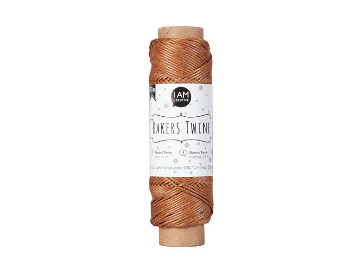 I AM Creative Bakers Twine Braun