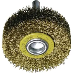 Rundbürste D.80mm Drahtstärke 0,2mm MS 19mm 12000min-1 TECWERK