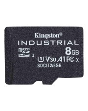 Kingston 8 GB microSDHC Industrial C10 A1 pSLC Card SinglePack w/o Adpt High Capacity SD MicroSDHC 8 GB (SDCIT2/8GBSP)