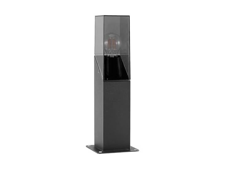 Lucande Luminaire extérieur Fiola à intensité variable (Moderne) en Noir Aluminium (1 lampe\,à E27)\, Borne lumineuse borne luminaire pour socle