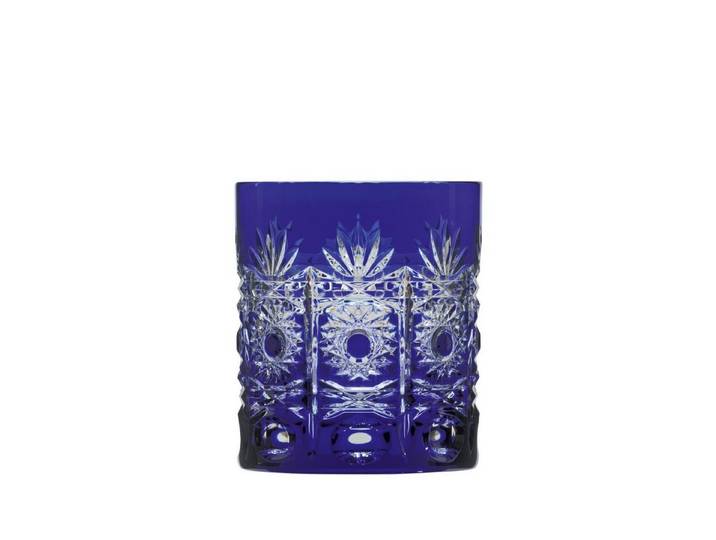 ARNSTADT KRISTALL Whiskyglas Whiskyglas Dresden kobalt blau (9 cm) - Kristallglas mundgeblasen · ha