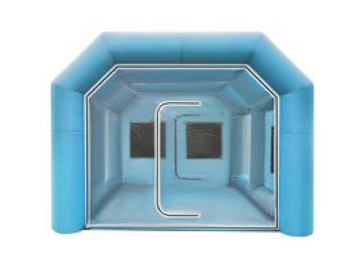 VEVOR Cabine de Peinture Gonflable Automobile 6X3X2.5M Tente Gonflable Auto Pulvérisation Peinture Extérieur avec Souffleurs de Gonflage de Ventilation 350W/950W pour Voiture