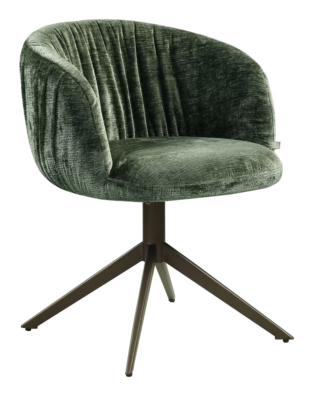 Richmond Interiors Cassi Draaibare Eetkamerstoel Chenille - Sage