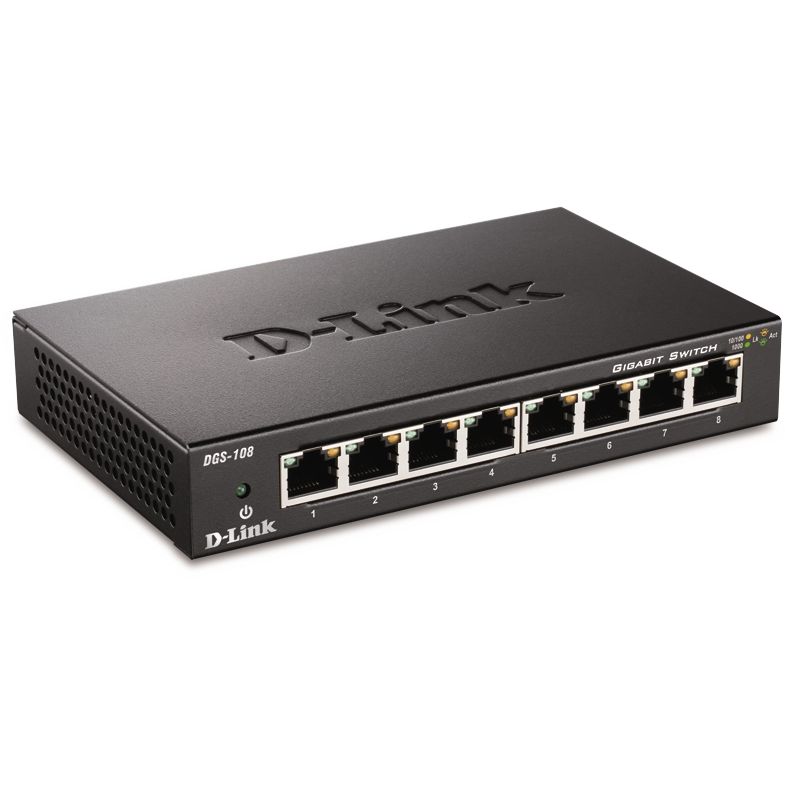 D-Link DGS-108 8-Port Gigabit Switch DGS-108/E