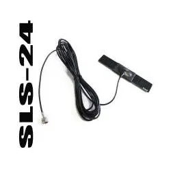 DAS Glasklebeantenne AKTIV für DVB-T Tuner, 5 Meter, F-Stecker