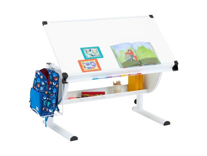 KINDERSCHREIBTISCH SARI weiß/weiß