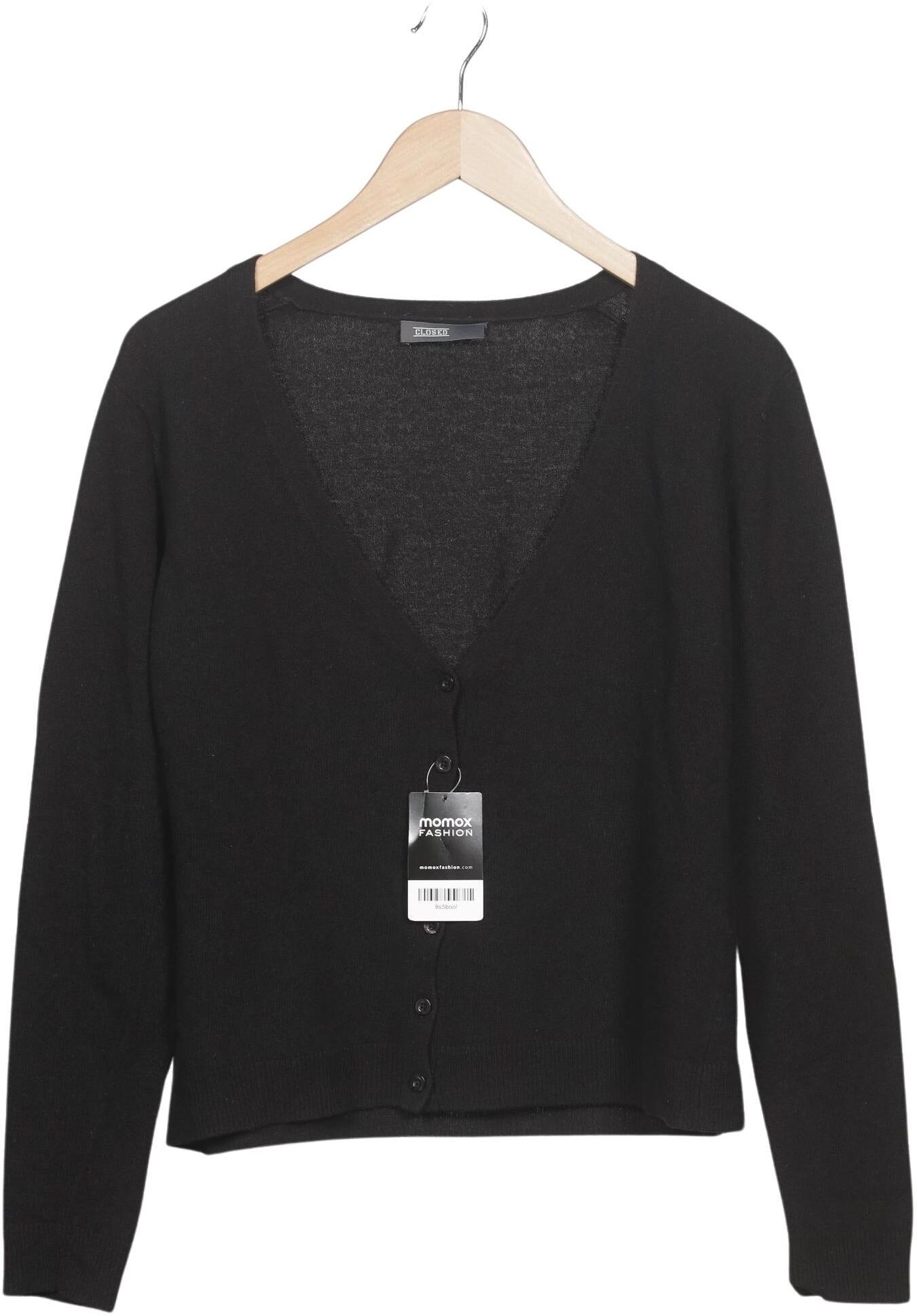Closed Damen Strickjacke, Schwarz, Gr. L, Wolle - Second Hand