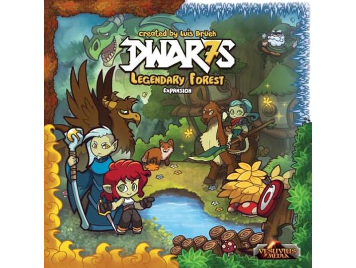 Vesuvius Media Dwar7s Legendary Forest Expansion Brettspiel Erweiterung 2-4 Spieler