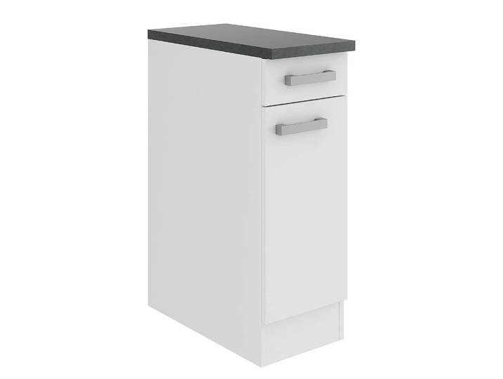Unterschrank 30cm Weiß/Weiß