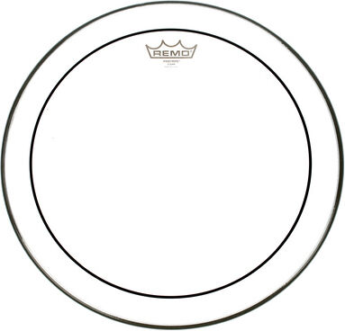 "Remo 16"" Pinstripe clear "