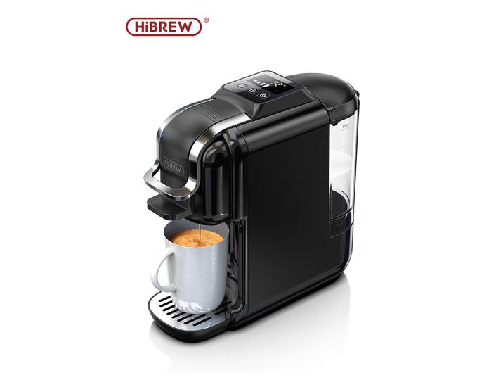 Machine à café à capsules HiBREW 5 en 1, expresso chaud/froid, cafetière, cappuccino, cafetière Lavaza Dolce Gusto Nespresso H2C