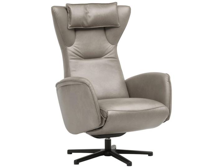 Valdera Relaxsessel, Cappuccino, Metall, Echtleder, Nappaleder, Longlife-Leder, 75x106x86 cm, Goldenes M, Fussart wählbar, Lederauswahl, Stoffauswahl, Relaxfunktion, Herz-Waage-Funktion, Wohnzimmer, Sessel, Relaxsessel