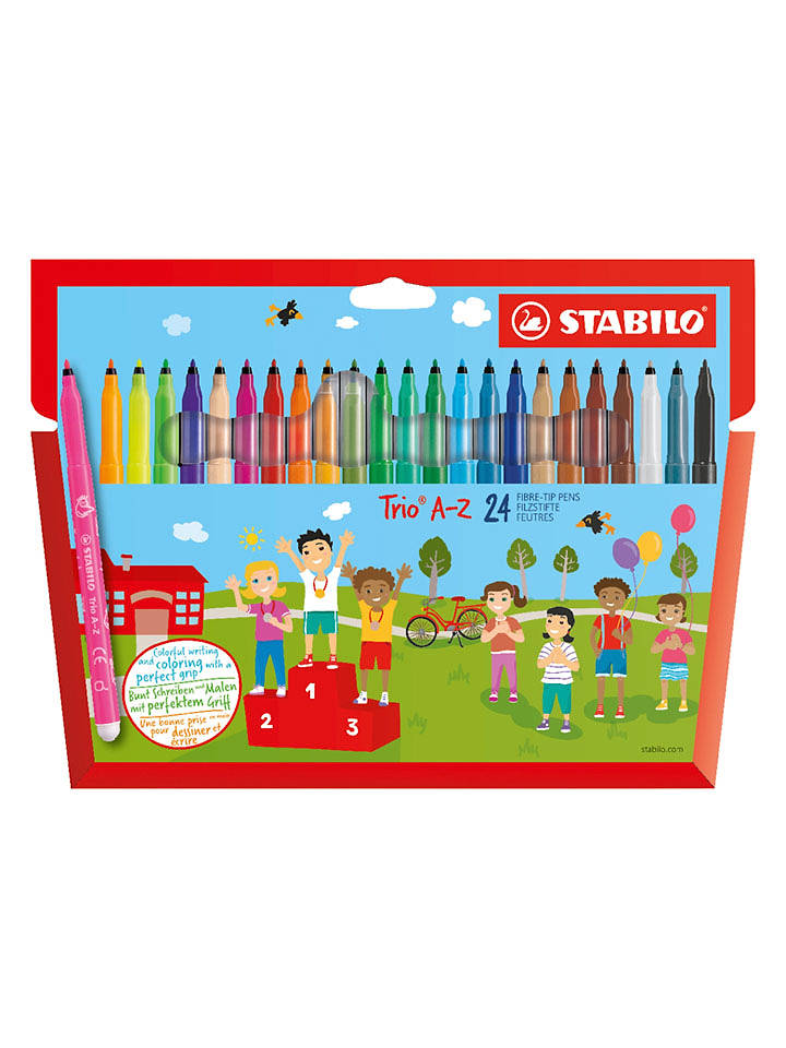 Filzstifte "STABILO Trio A-Z" - 24 Stück - onesize