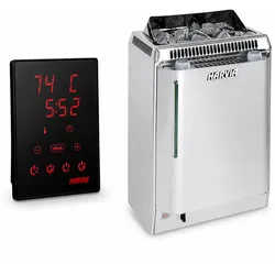 Set Saunaöfen Harvia Topclass Combi Kv80se + Harvia Xenio Cx110c Combi