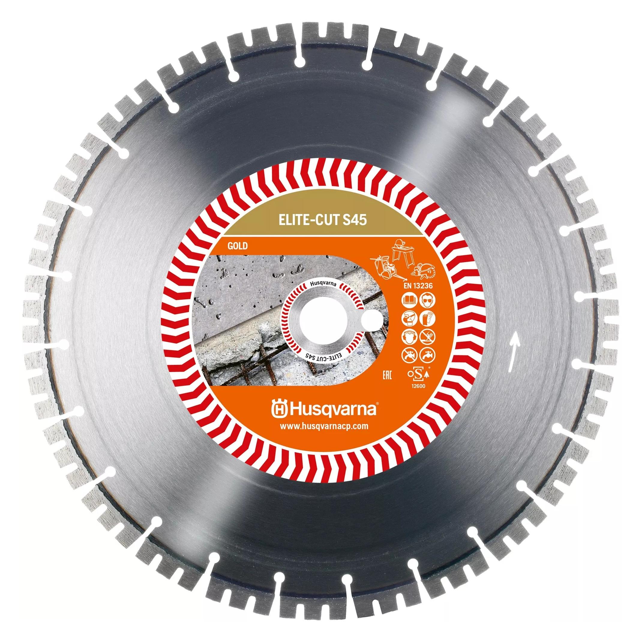 Husqvarna 599494730 Elite-Cut S45 Stahlbeton 400 x 20,0/25,4 mm Nass und trocken (57982211)