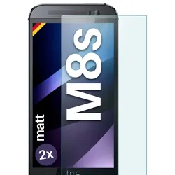 moex Mattes Panzerglas für HTC One M8s – Anti Reflex Schutzfolie aus Glas fürs Display – ShockProtect Matt